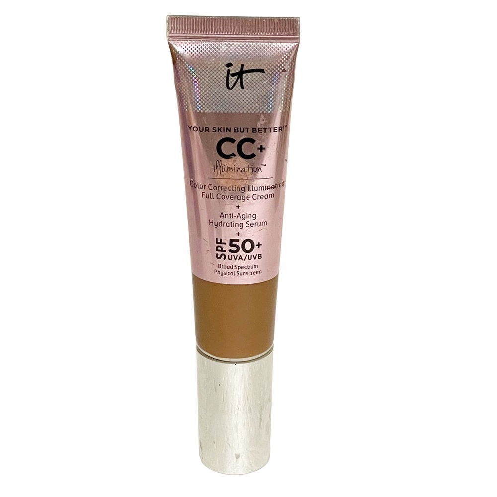 it Cosmetics CC+ Illumination Cream Color Correcting Cream Deep Face Makeup